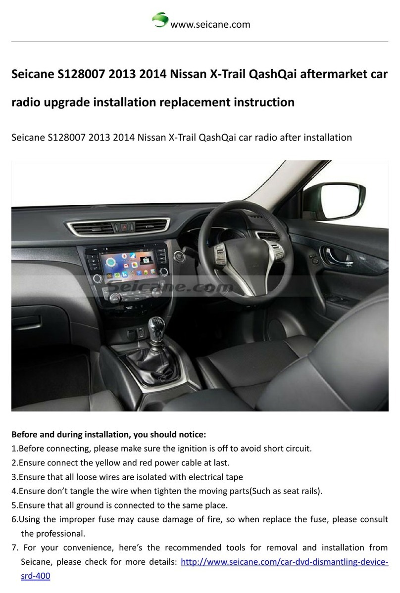 Seicane S128007 Upgrade installation replacement instruction