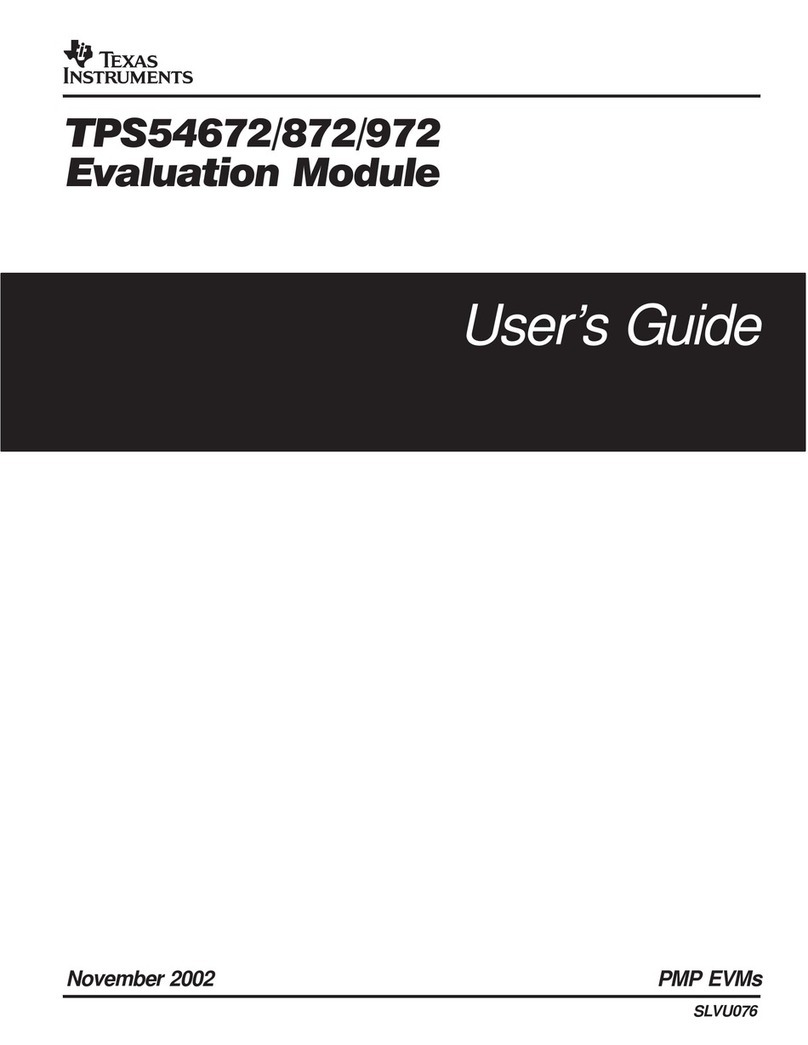 Texas Instruments TPS54672EVM-222 User manual Texas Instruments TPS54672EVM-222 User manual