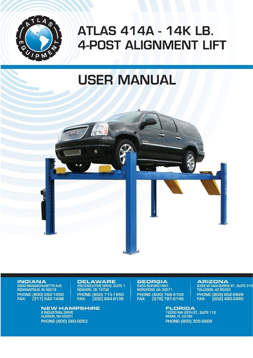 Atlas Equipment 414A user manual
