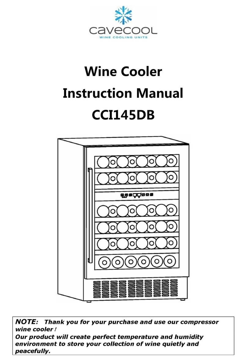 Cavecool CCI145DB instruction manual
