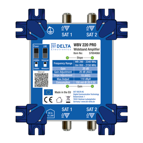Delta Electronics WBV 220 PRO user manual