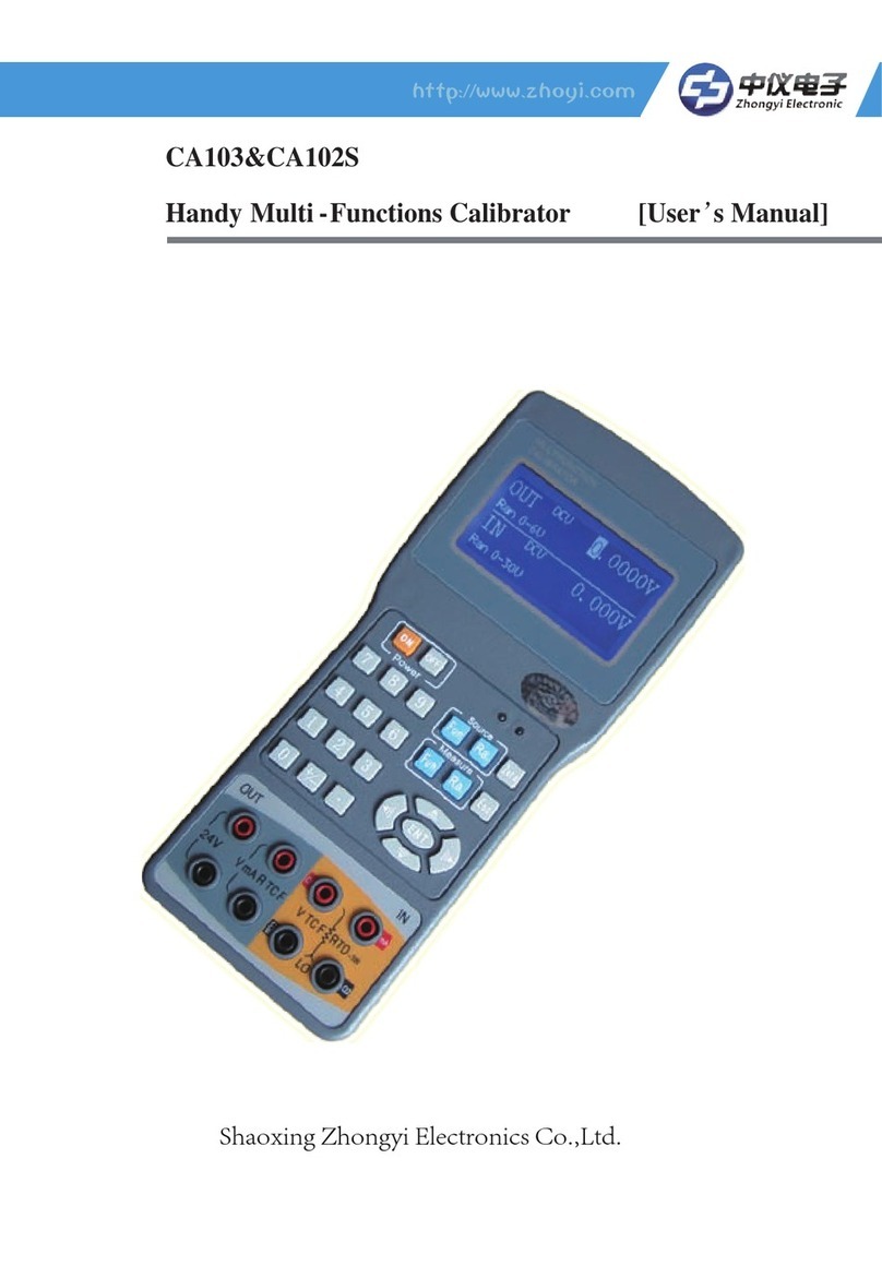 Zhongyi CA103 user manual