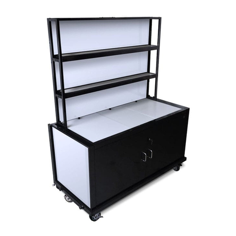 Portable Bar Company FOLD+ROLL BACK BAR Setup guide Portable Bar Company FOLD+ROLL BACK BAR Setup guide
