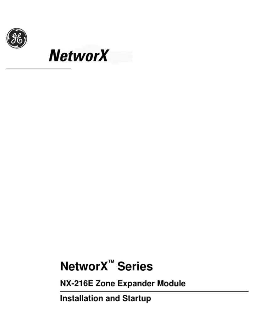GE NetworX Series Installation manual