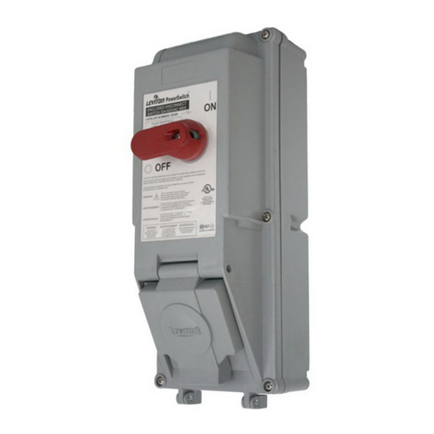 Leviton PowerSwitch EDSR User manual
