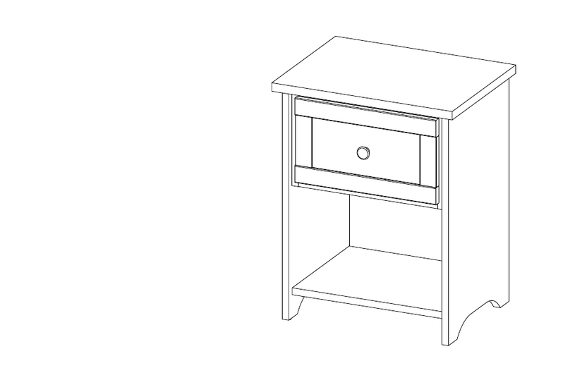 Circo Kids Night Table DPCI 249-20-0200 Assembly instructions
