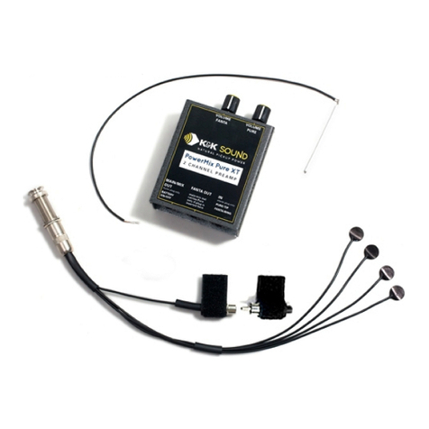 K&K Sound POWERMIX PURE XT product manual