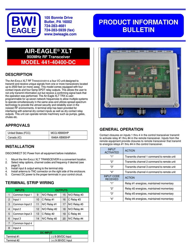 BWI Eagle AIR-EAGLE XLT Manual