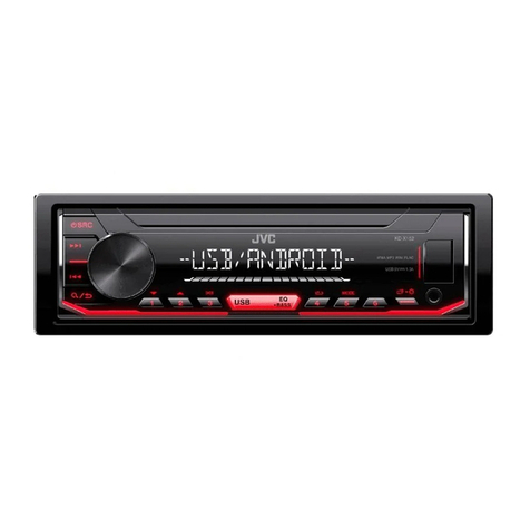 JVC KD-X152M User manual