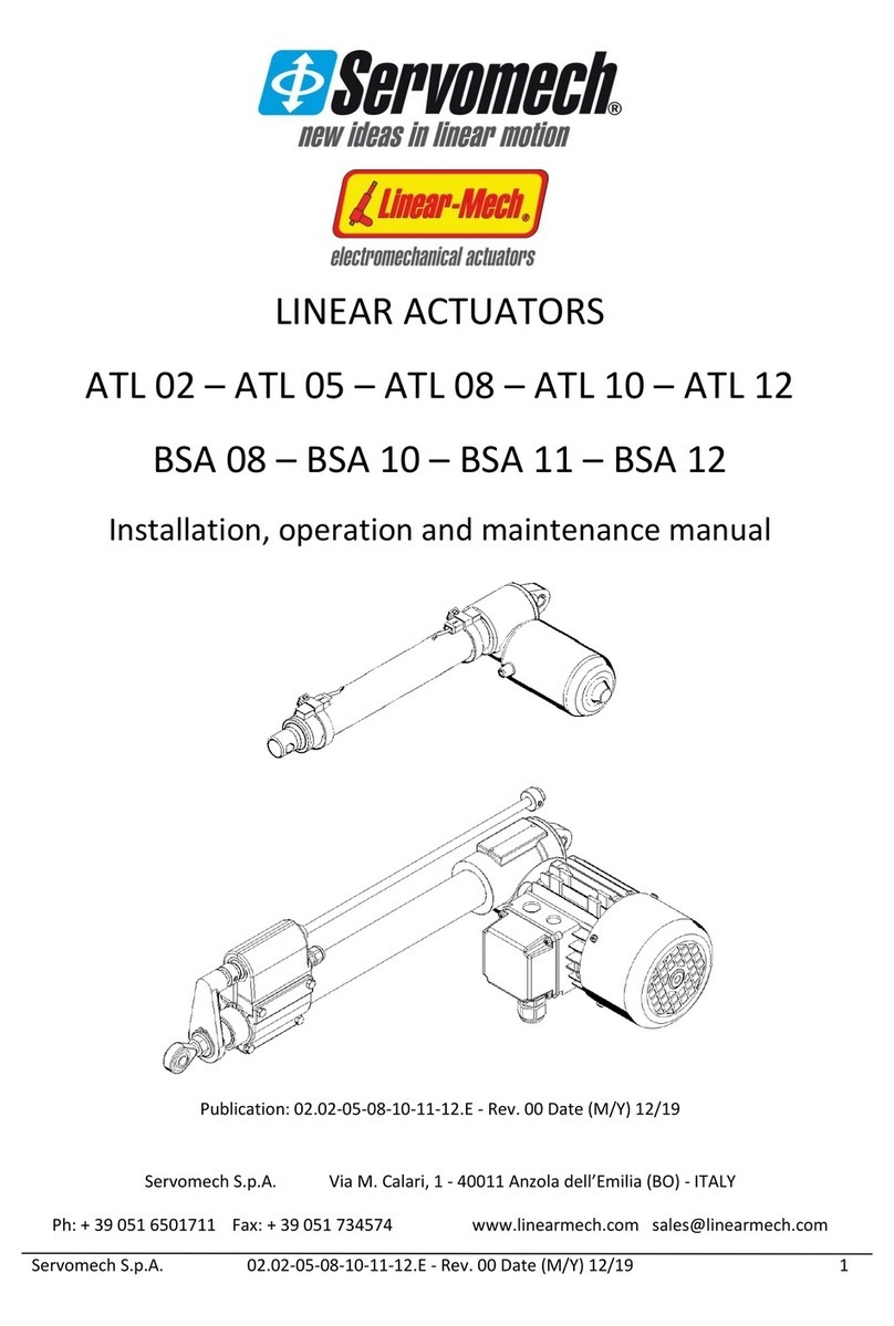Servomech ATL 02 User manual