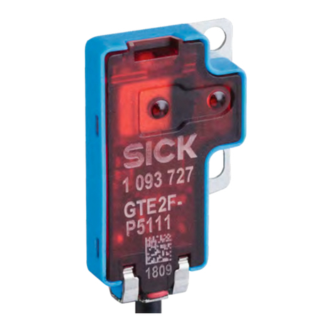 SICK GTE2 Flat operating instructions