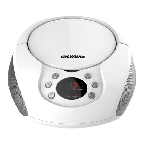 Sylvania SRCD261-B User manual