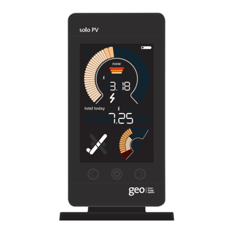 Geo Solo PV User manual