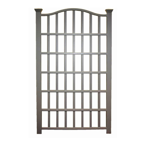 New England Arbors The Trellis Assembly instructions