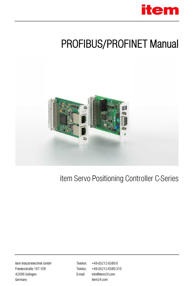 ITEM C Series manual