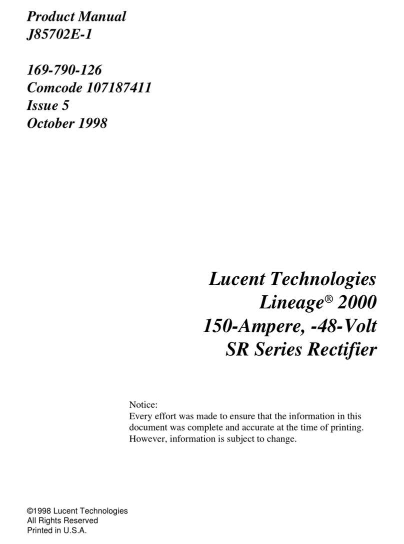 Lucent Technologies SR Series product manual