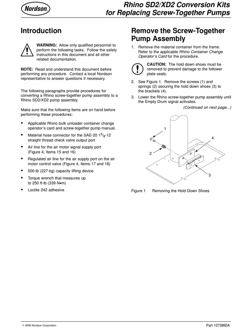 Nordson Rhino XD2 User manual