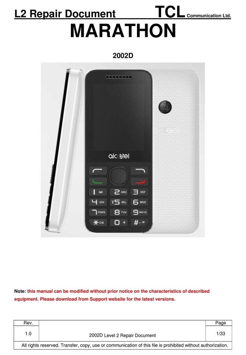 TCL Alcatel MARATHON Technical manual