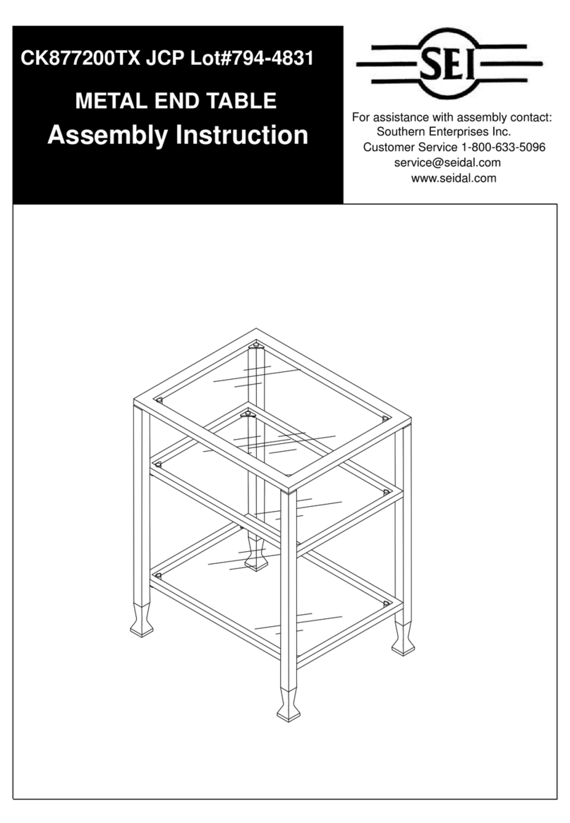SEI CK877200TX Assembly instruction