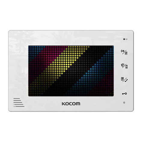 KOCOM KCV-A376 User manual KOCOM KCV-A376 User manual