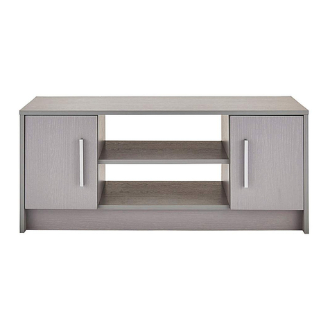 J D Williams Norton TV Unit TD465 Assembly instructions