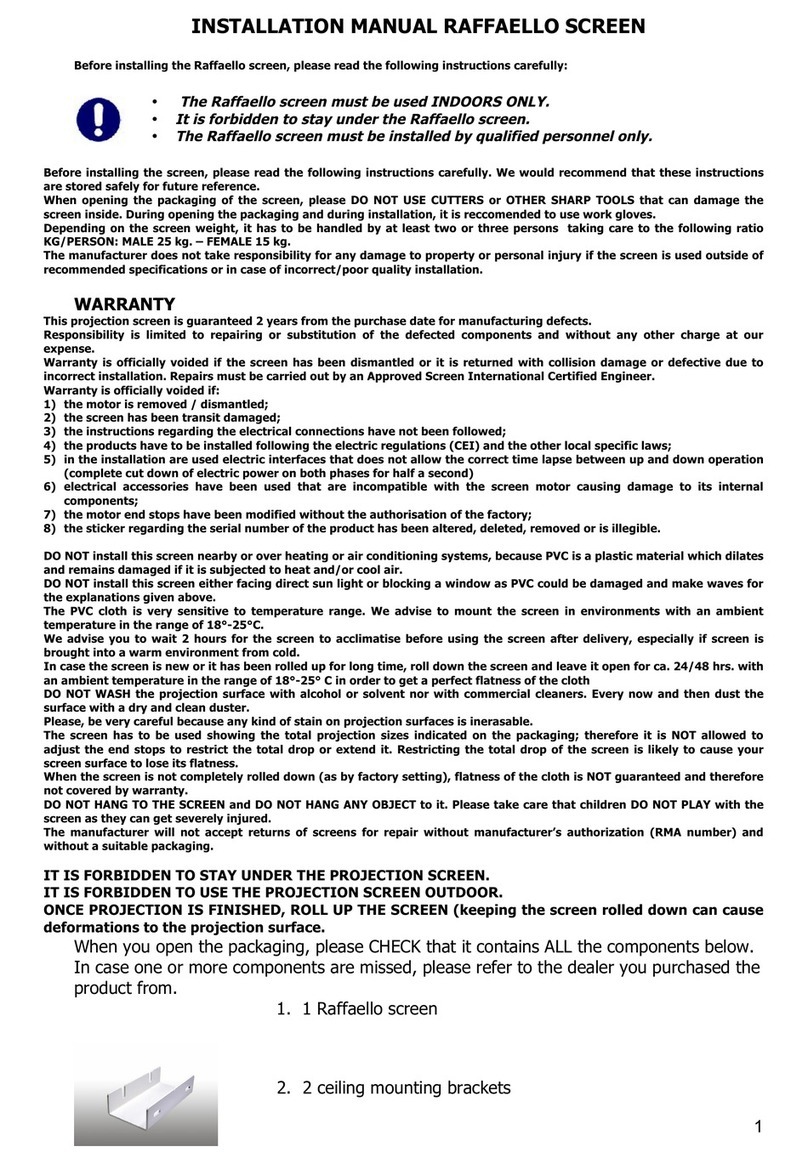 Perrot RAFFAELLO User manual