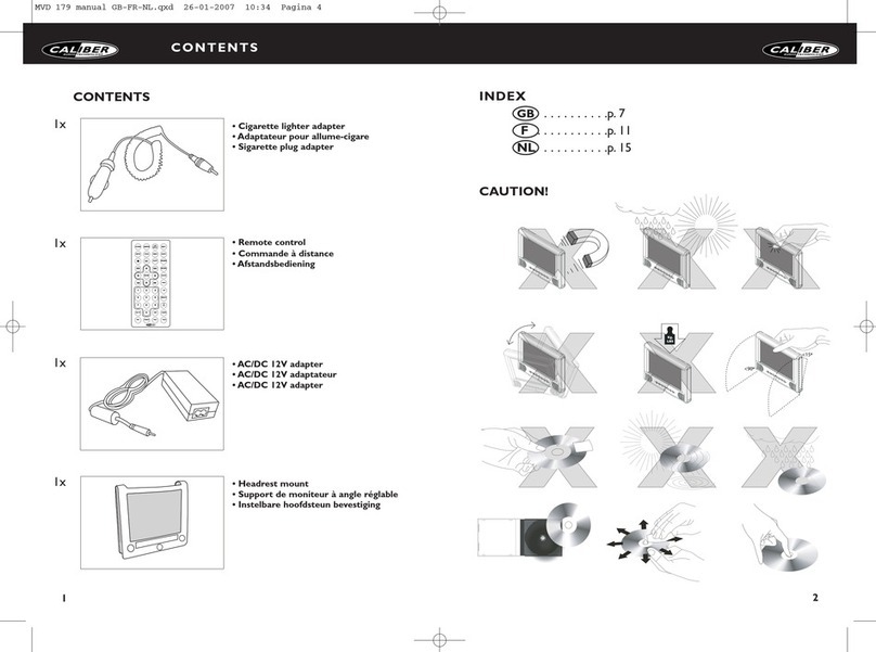 Caliber MVD 179 user manual