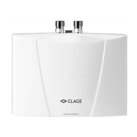 clage MBX Lumino Series User manual