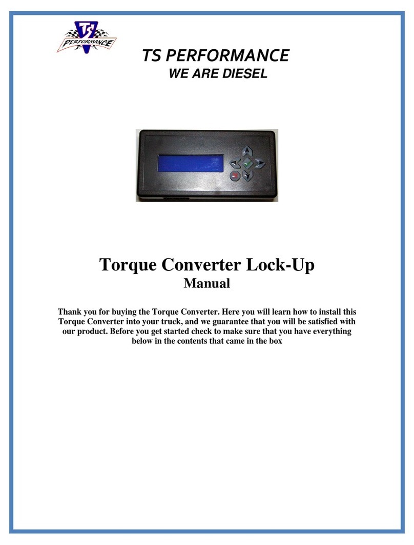 TS Performance Torque Converter Lock-Up User manual