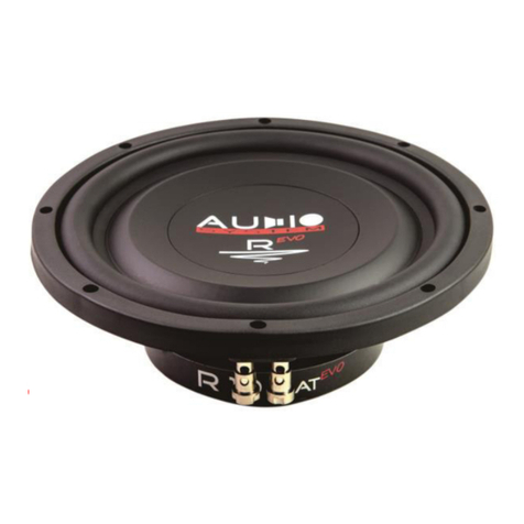 Audiosystem R08 FLAT EVO User manual