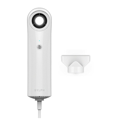 Sharper Image SYLPH quick start guide