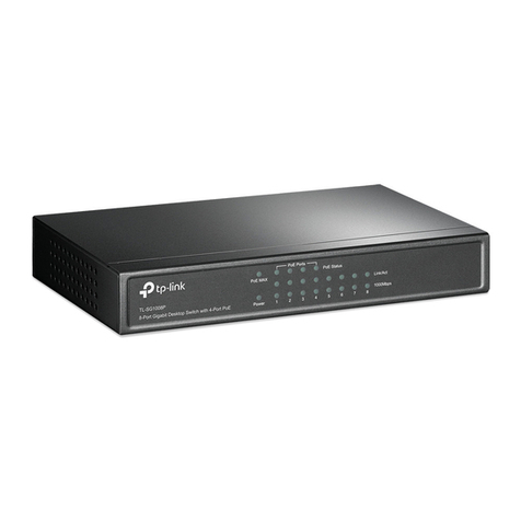 TP-Link TL-SG1008P User manual