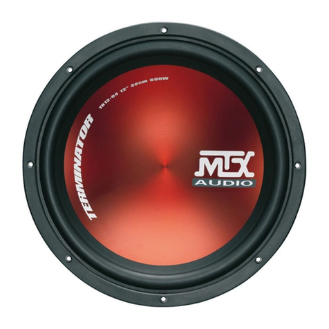 MTX TERMINATOR TR12-04 User manual