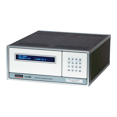 mensor PCS 400 User manual