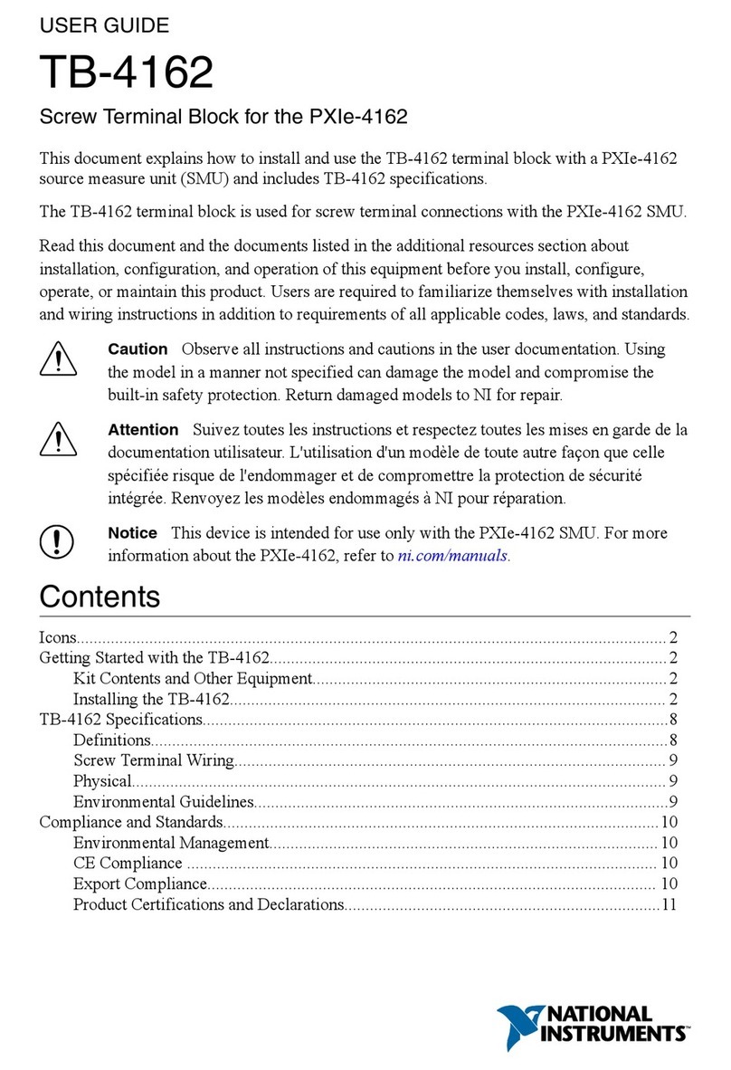National Instruments TB-4162 user guide