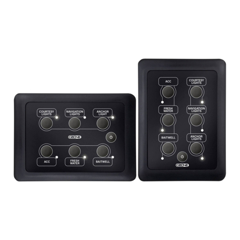 CZone 6-Way Waterproof Keypad User & installation manual