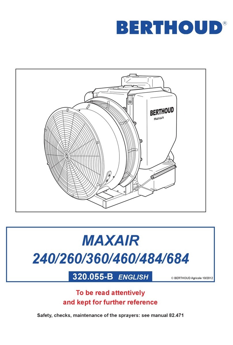 Berthoud MAXAIR 240 manual