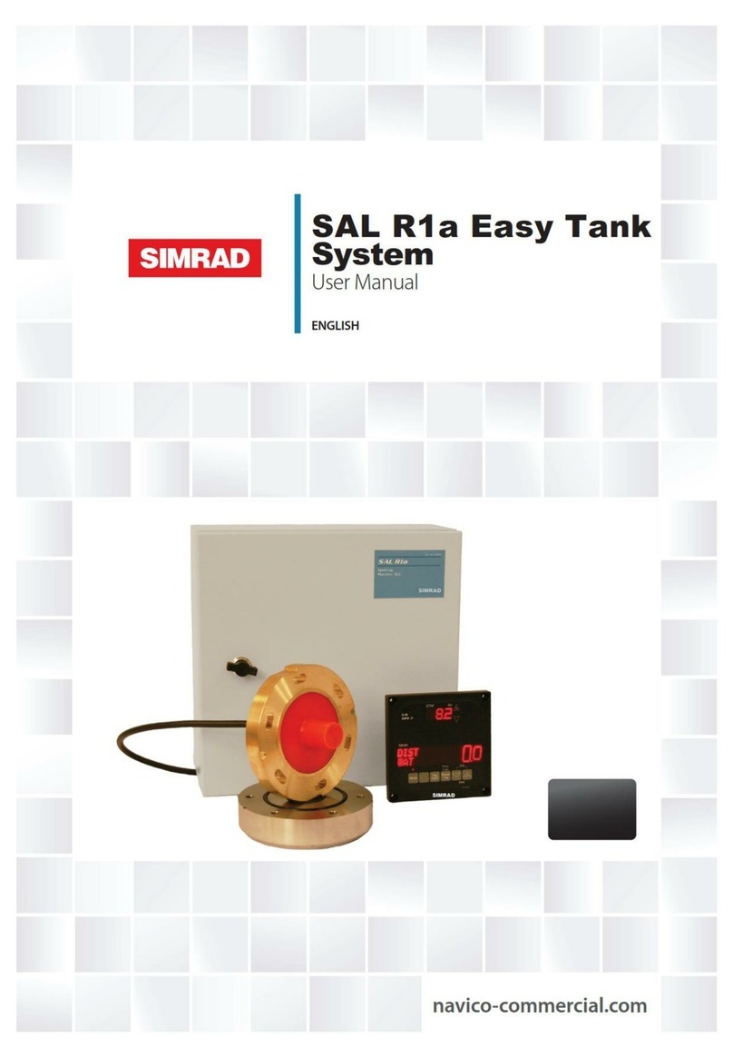 Simrad SAL R1a Easy Tank User manual