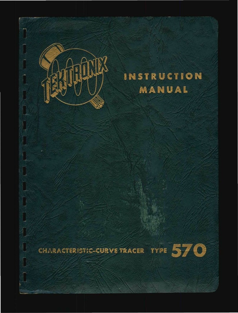 Tektronix 570 User manual