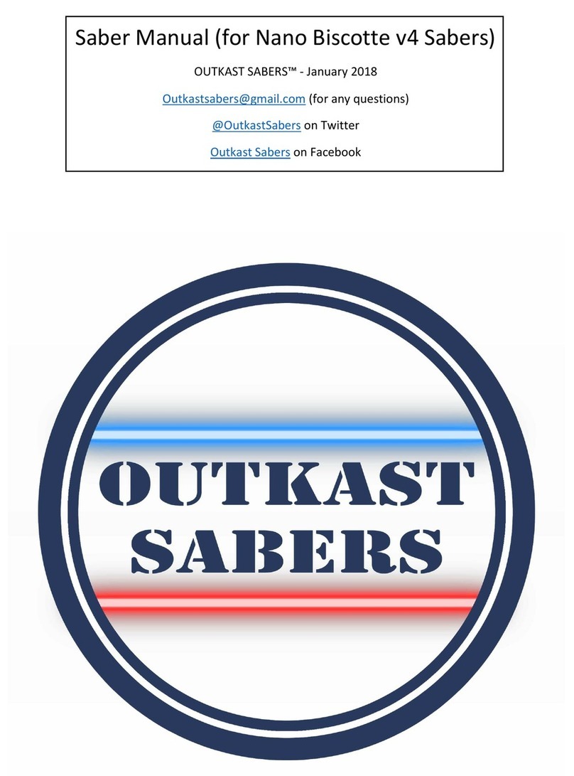 OUTKAST SABERS Nano Biscotte v4 User manual
