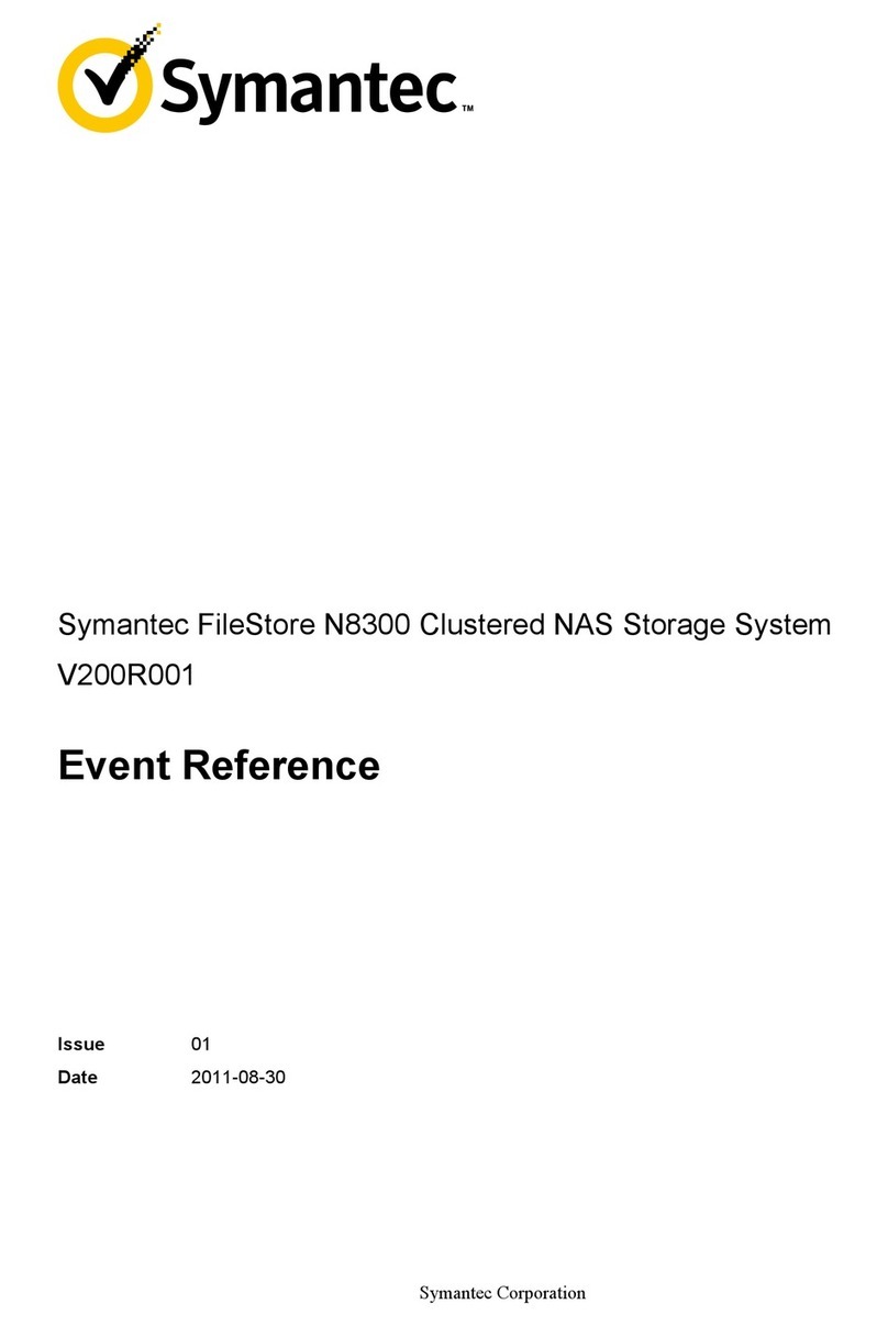 Symantec FileStore N8300 Event Reference