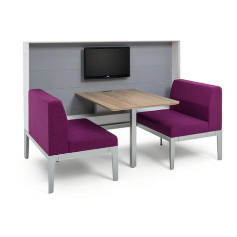 Steelcase Regard Booth with Table manual