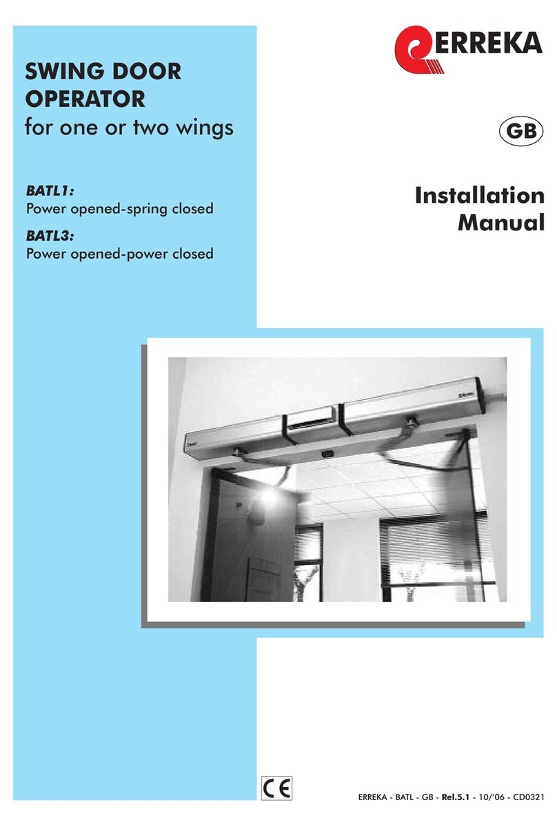 Erreka BATL1 installation manual