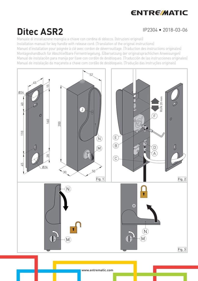 Entrematic Ditec ASR2 installation manual