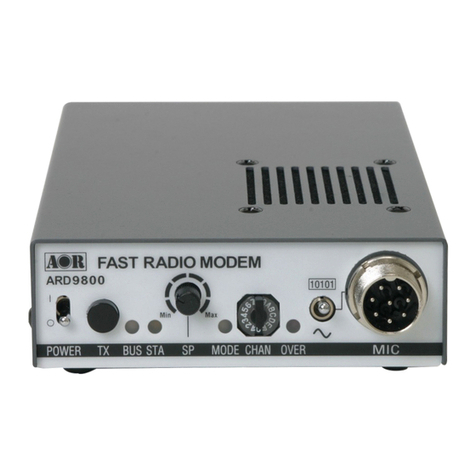 AOR ARD9800 Instruction manua