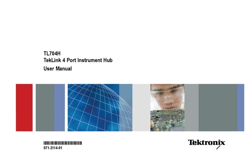 Tektronix TekLink TL704H User manual