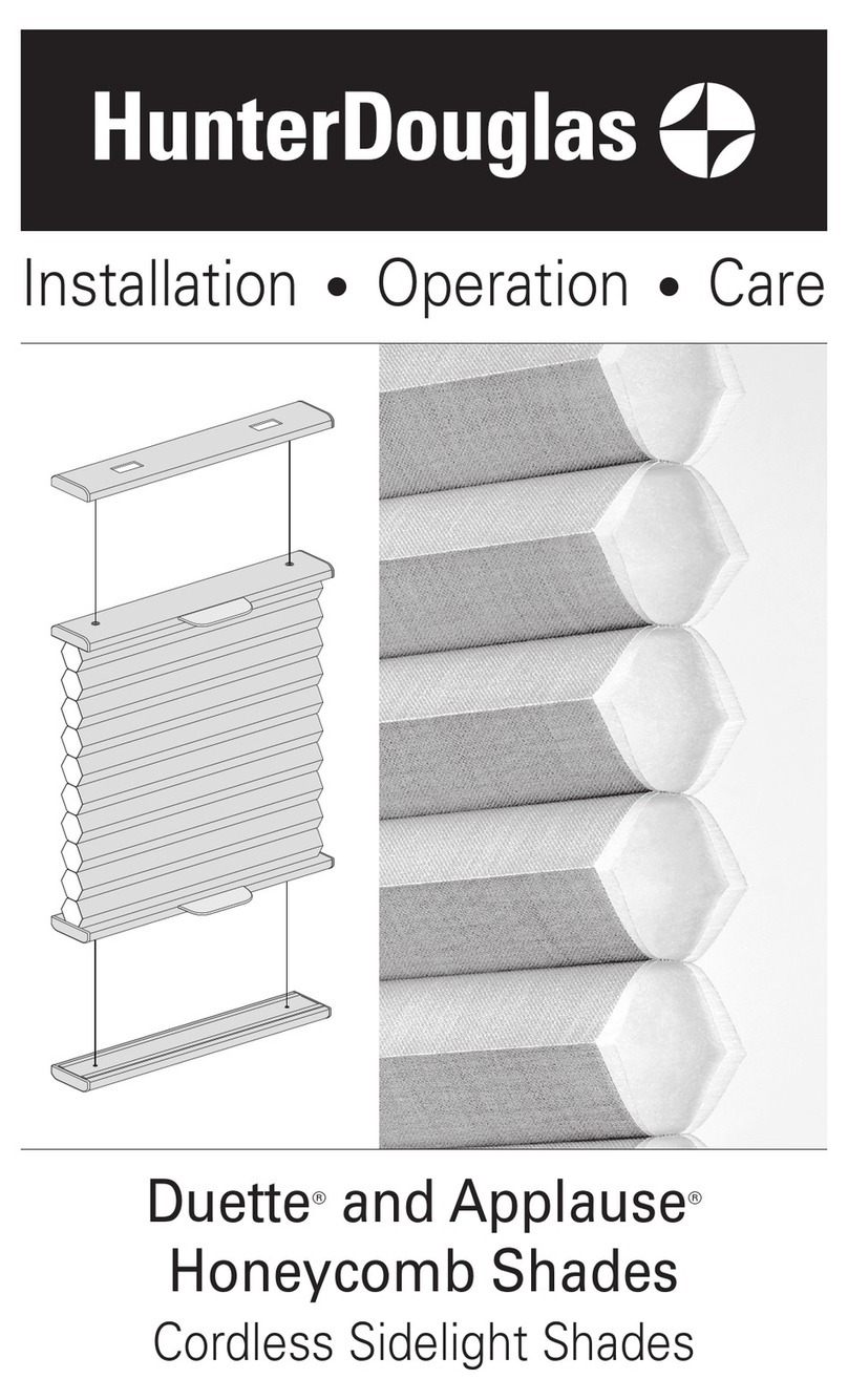 HunterDouglas Duette Honeycomb Parts list manual HunterDouglas Duette Honeycomb Parts list manual