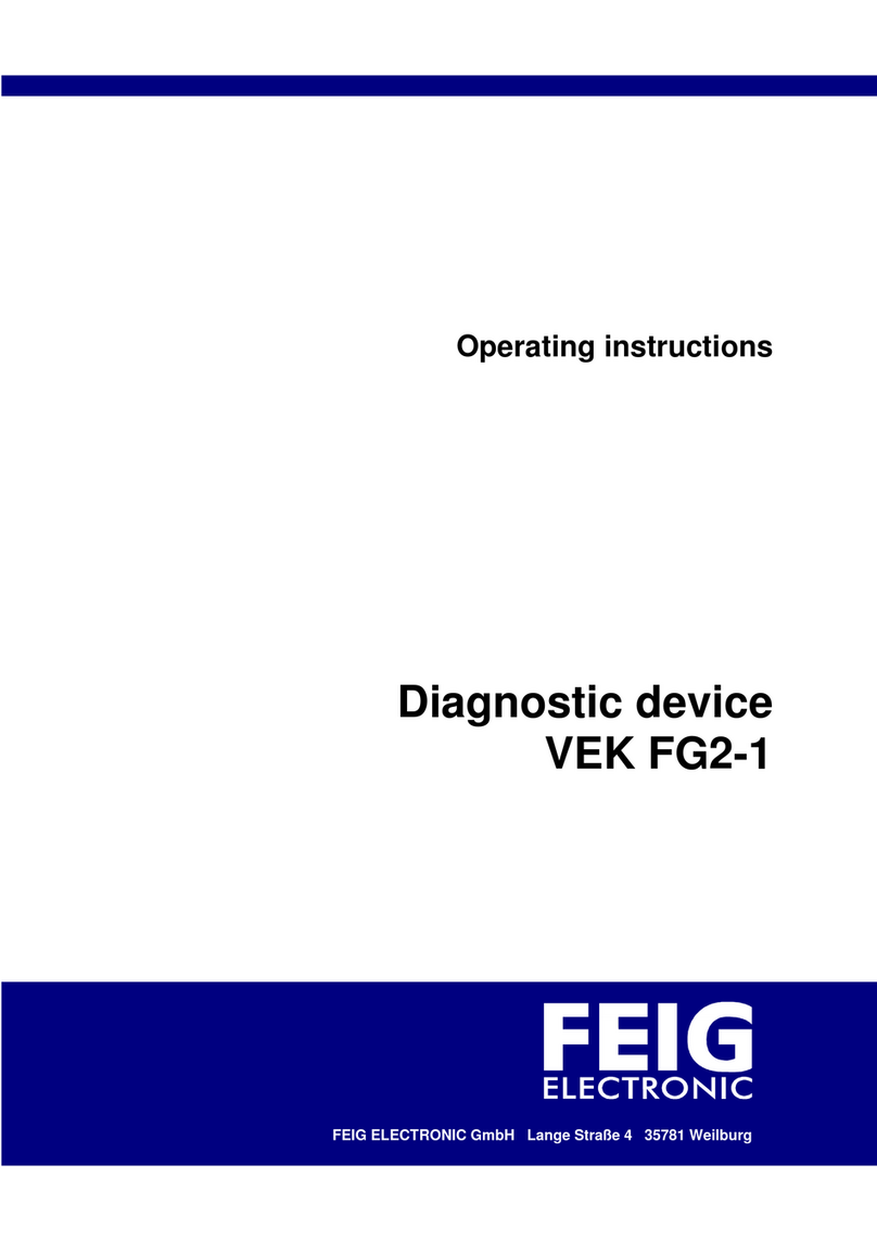 Feig Electronic VEK FG2 Series operating instructions
