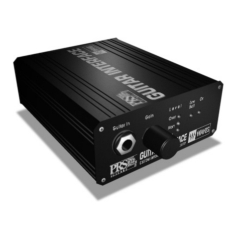 Waves PRS Guitar Interface User manual