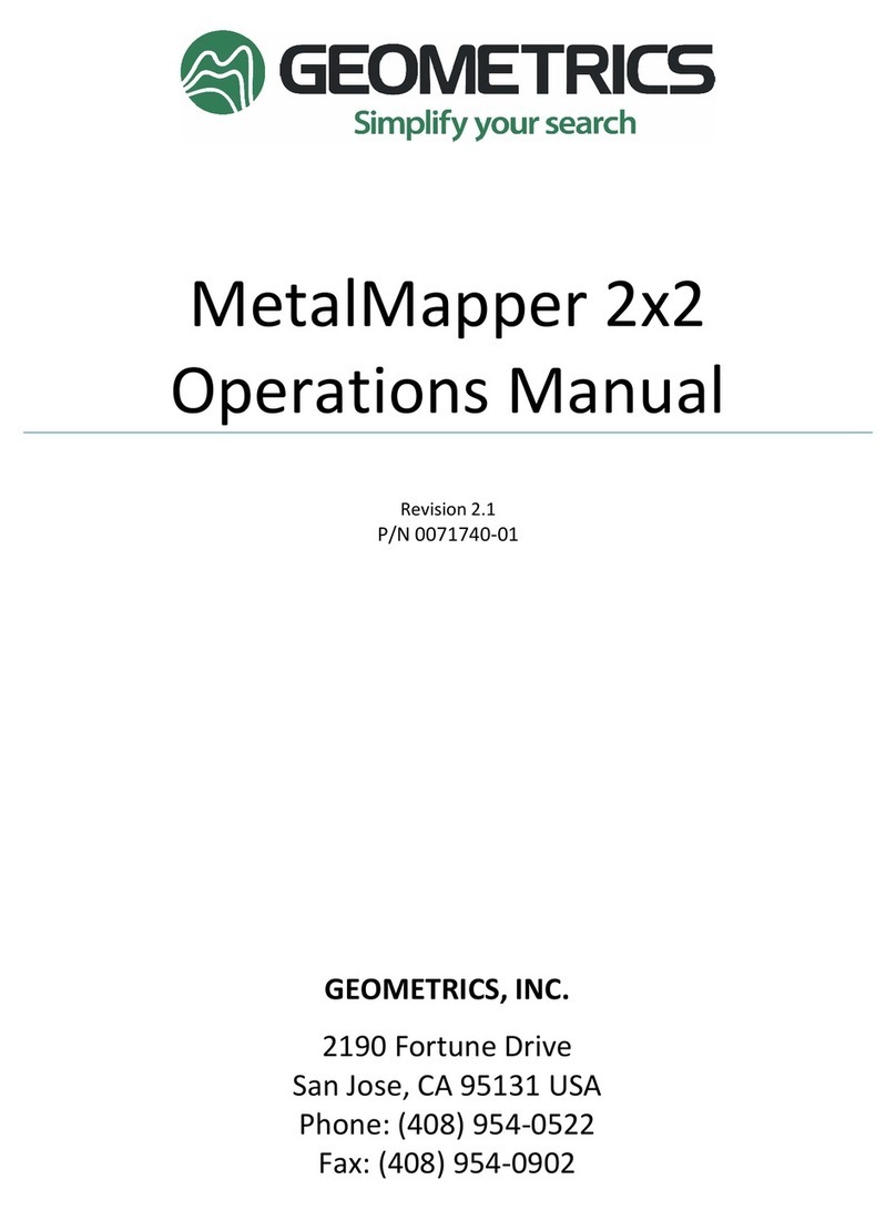 Geometrics MetalMapper 2x2 Operation manual